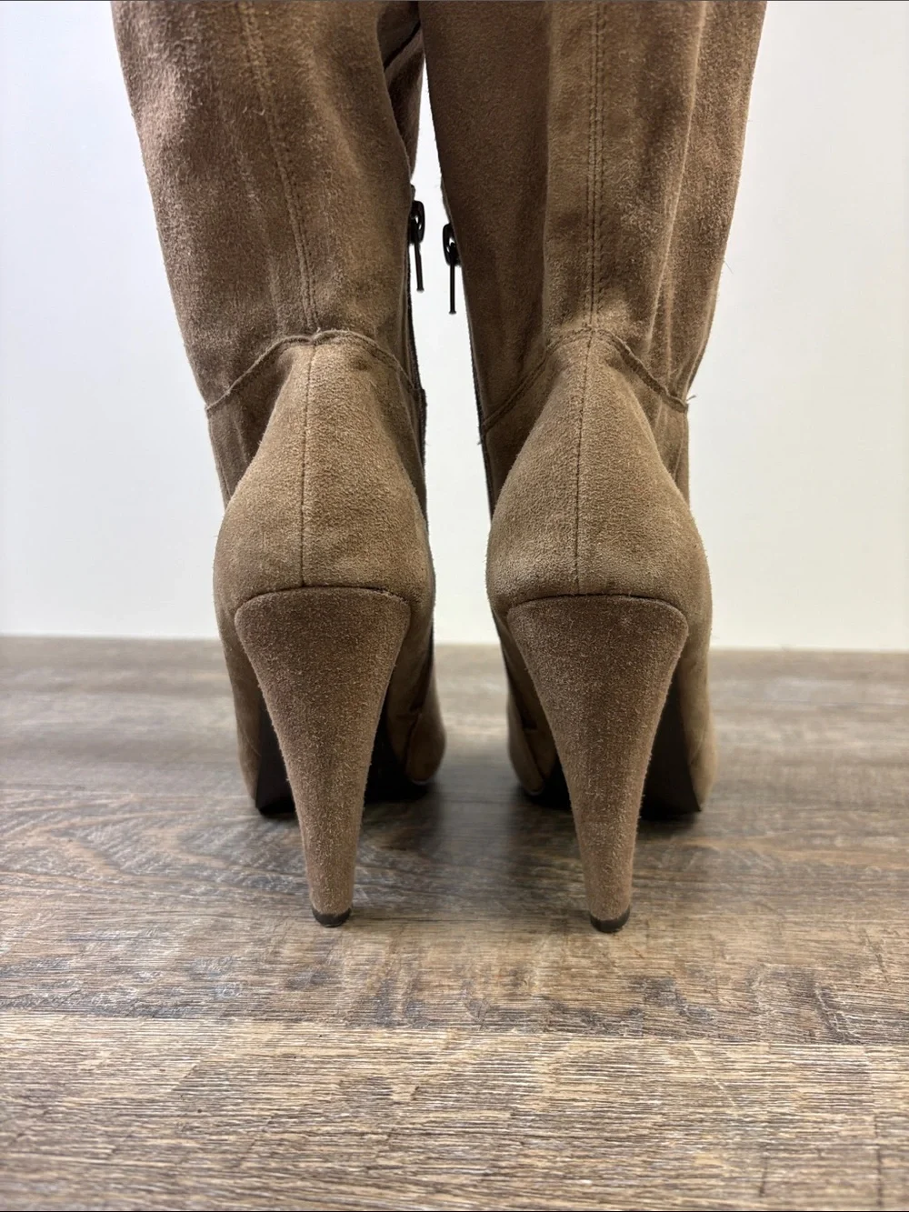 Steve Madden Focuss Brown Suede Over-the-Knee Boots Size 8